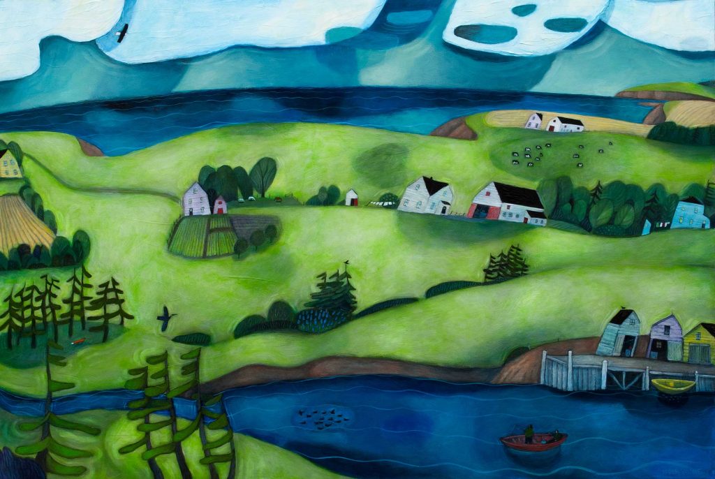PEI Landscape along the shore.