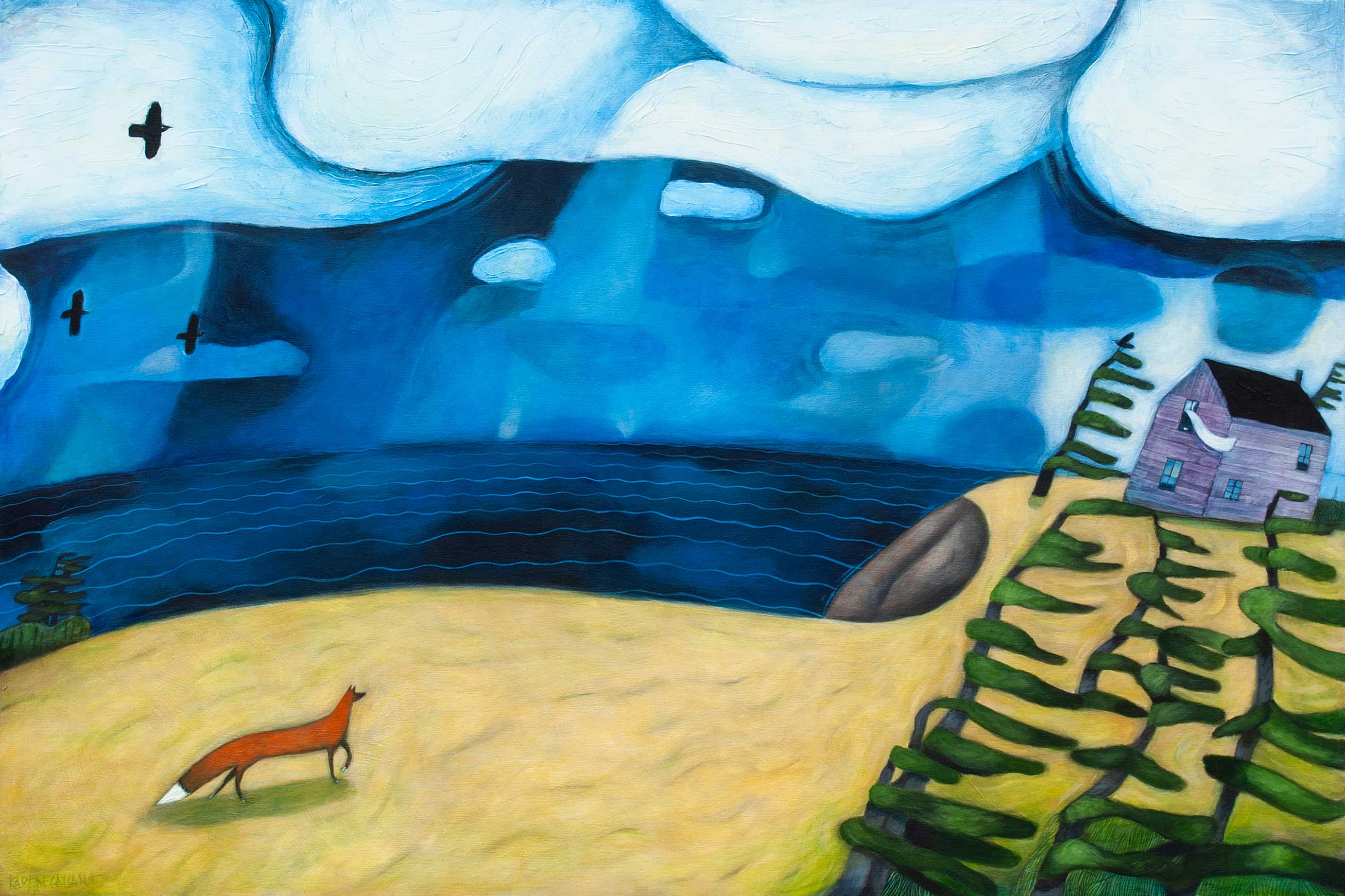 Somewhere on Cousins Shore 24"x30" SOLD